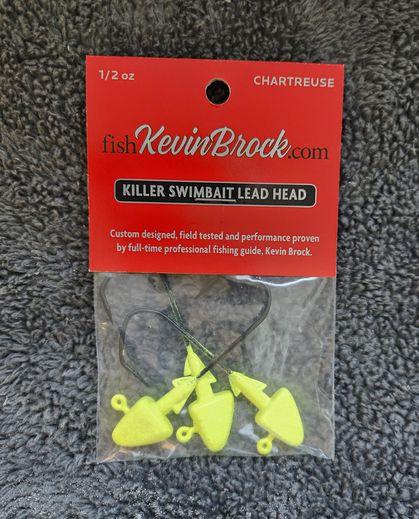 Killer Swimbait Lead Heads - 3pk