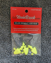 Load image into Gallery viewer, Killer Swimbait Lead Heads - 3pk