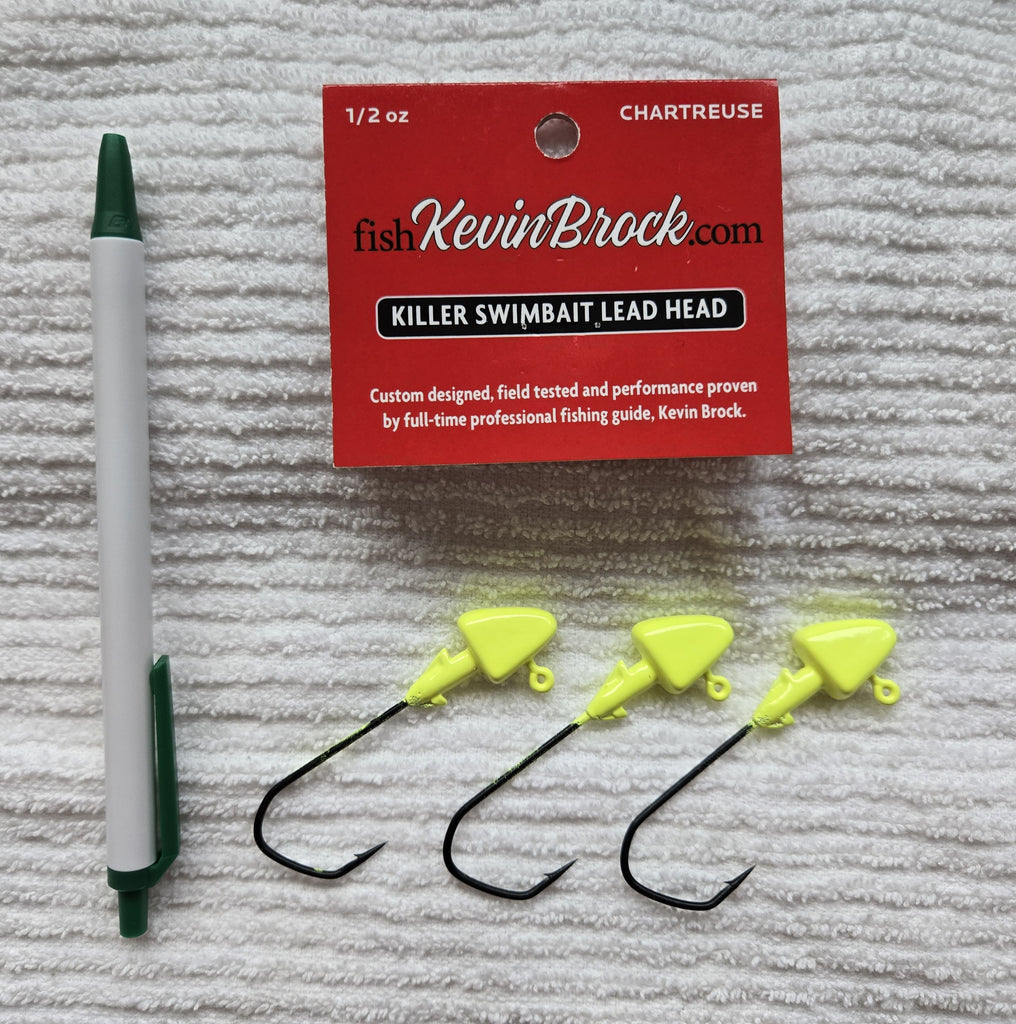 Killer Swimbait Lead Heads - 3pk