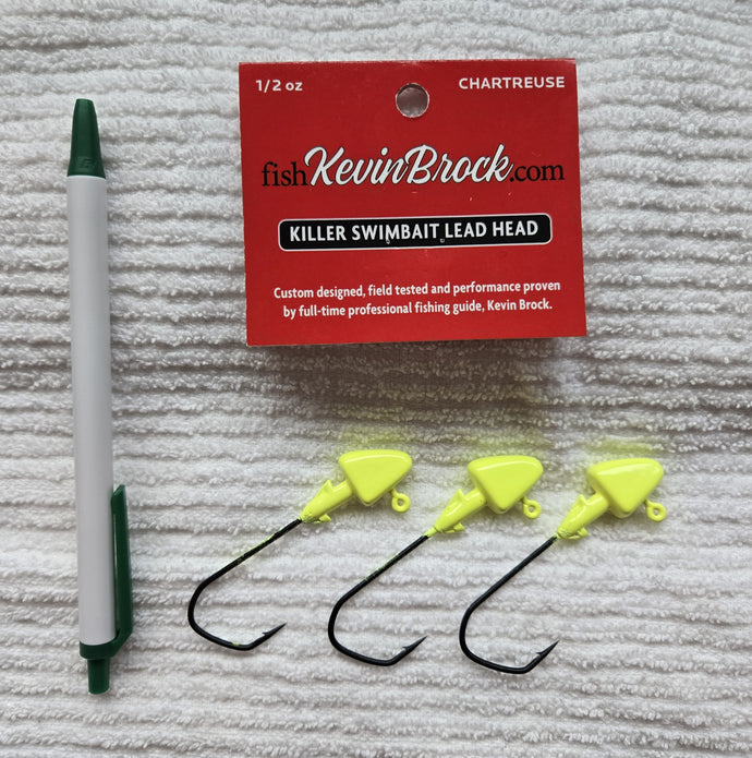 Killer Swimbait Lead Heads - 3pk