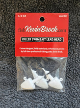 Load image into Gallery viewer, Killer Swimbait Lead Heads - 3pk