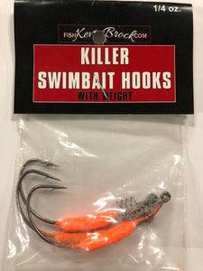 Killer Swimbait Weighted Hook