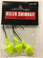 Load image into Gallery viewer, Killer Swimbait Lead Heads